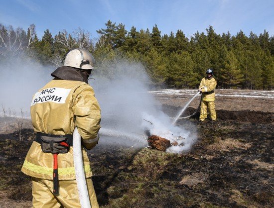 Тушить лесные пожары готовятся в Новосибирской области